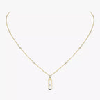 [Loco jewelrys] Move Uno Gold Diamond Long Necklace