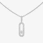 [Loco jewelrys]Move Uno Diamond Necklace in Rose Gold