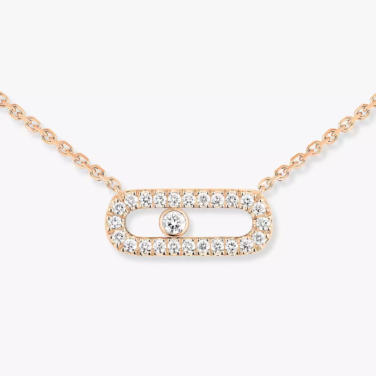 [Loco jewelrys]Diamond Necklace Move Uno