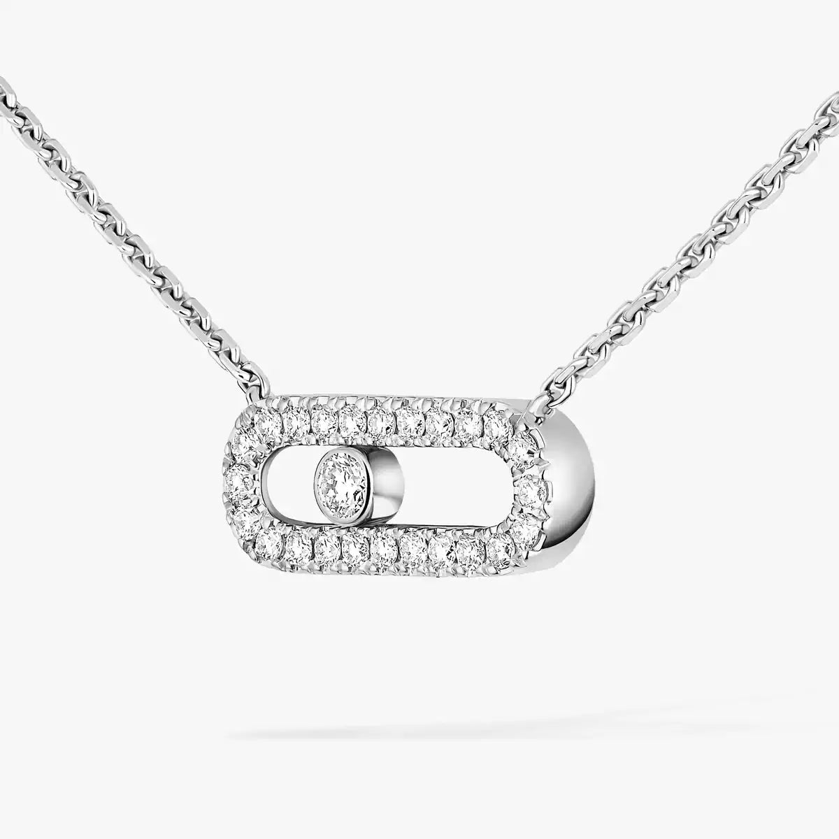 [Loco jewelrys]Diamond Necklace Move Uno
