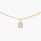 [Loco jewelrys]My Twin Diamond Necklace in Silver