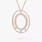 [Loco jewelrys]Move Romane Long Pave_-Set Diamond Necklace