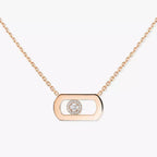 [Loco jewelrys]So Move Diamond Necklace in Gold