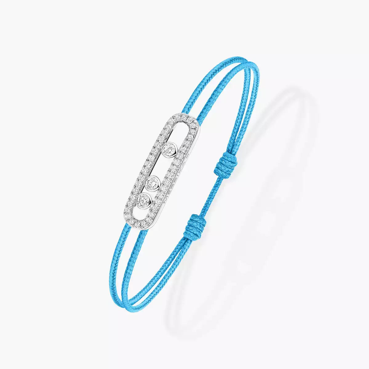 [Loco jewelrys]Messika Care(s) pink cord pavé bracelet