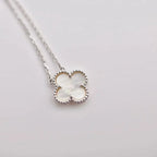 ¡®Loco¡¯CLOVER  15MM WHITE MOTHER-OF-PEARL SILVER
