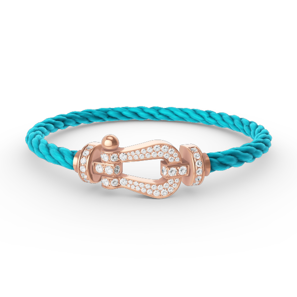 ¡®Loco¡¯FORCE LARGE HORSESHOE FULL DIAMOND BRACELET ROSE GOLD