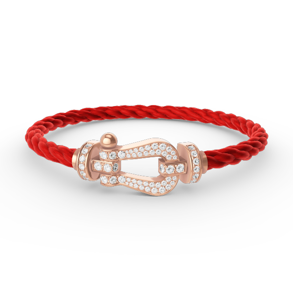 ¡®Loco¡¯FORCE LARGE HORSESHOE FULL DIAMOND BRACELET ROSE GOLD
