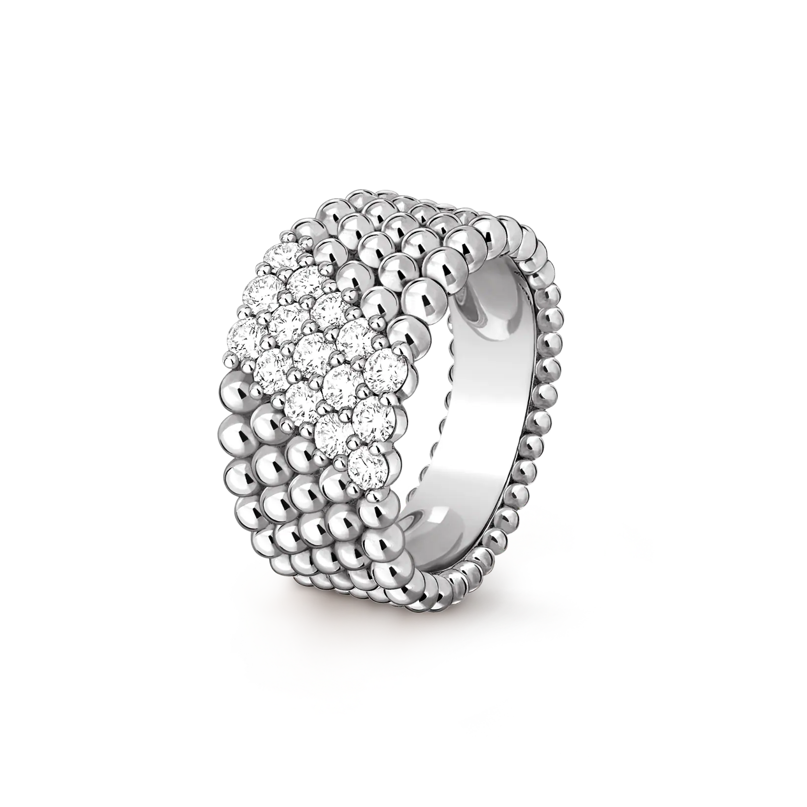 [Loco ]  PERLEE DIAMOND RING ,5-ROW DIAMOND-SET DESIGN