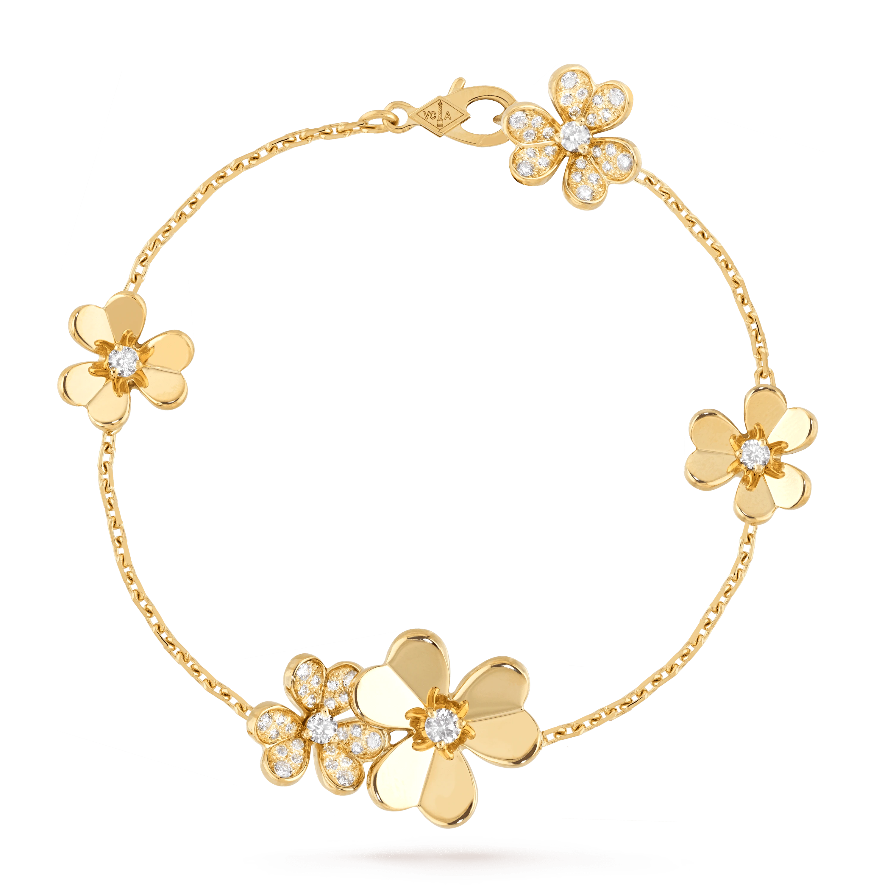 ¡®Loco¡¯FRIVOLE GOLD 5 FLOWERS BRACELET