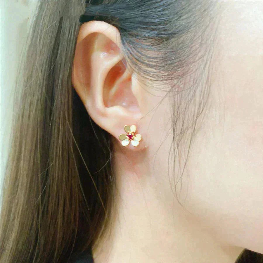 ¡®Loco¡¯FRIVOLE  FLOWER PINK EARRINGS