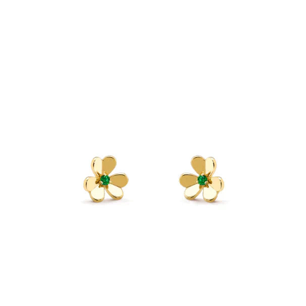 ¡®Loco¡¯FRIVOLE  FLOWER MALACHITE EARRINGS