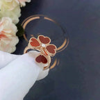¡®Loco¡¯SWEET CLOVER CARNELIAN RING