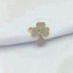 ¡®Loco¡¯SWEET CLOVER WHITE MOP RING