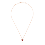 ¡®Loco¡¯SWEET CLOVER CARNELIAN HEART NECKLACE