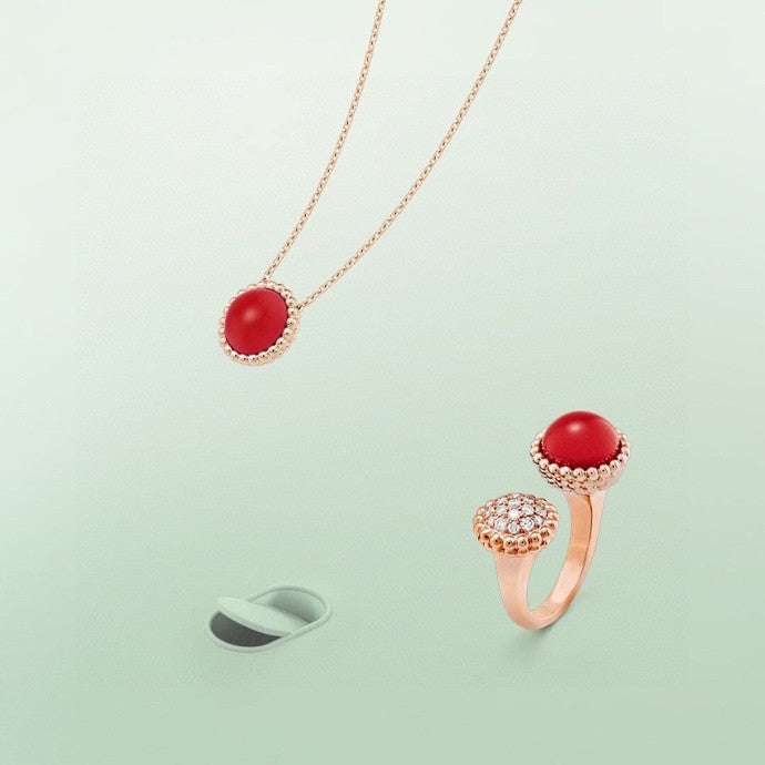 ¡®Loco¡¯PERLEE COULEURS DIAMOND ROSE GOLD BETWEEN THE FINGER RING