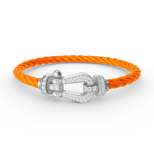 ¡®Loco¡¯FORCE LARGE HORSESHOE FULL DIAMOND BRACELET SILVER