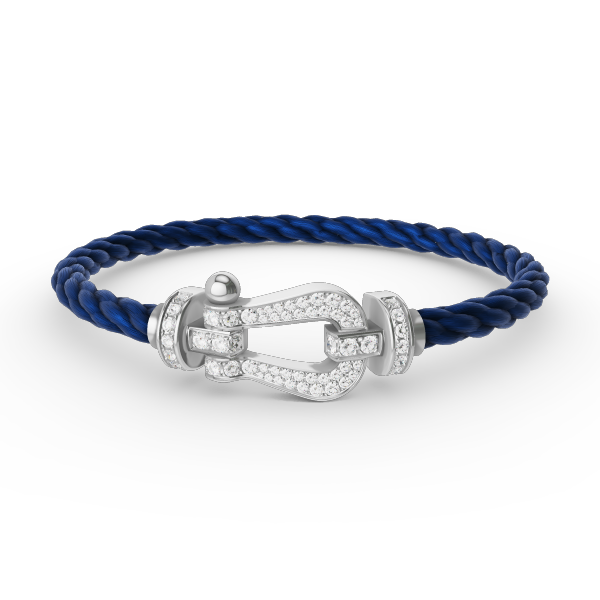 ¡®Loco¡¯FORCE LARGE HORSESHOE FULL DIAMOND BRACELET SILVER
