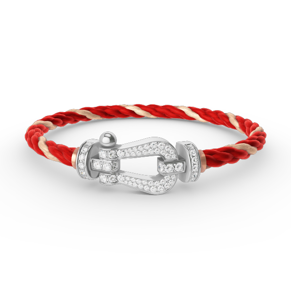 ¡®Loco¡¯FORCE LARGE HORSESHOE FULL DIAMOND BRACELET SILVER