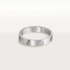 ¡®Loco¡¯LOVE RING 4MM 1 DIAMOND SILVER